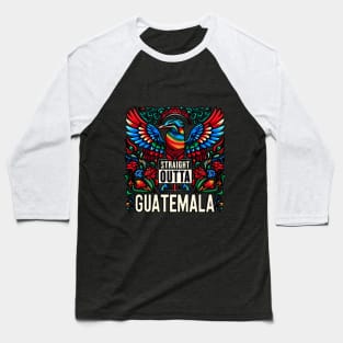 Straight Outta Guatemala Baseball T-Shirt